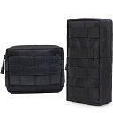 タクティカルポーチ ミリタリーポーチ サバイバルゲーム サバゲー アメリカ Hoanan 2 Pack Molle Pouch Tactical EDC Pou...