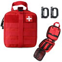 タクティカルポーチ ミリタリーポーチ サバイバルゲーム サバゲー アメリカ LIVANS Tactical First Aid Pouch, Molle EMT...