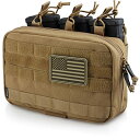 タクティカルポーチ ミリタリーポーチ サバイバルゲーム サバゲー アメリカ WYNEX Tactical Mag Admin Pouch, Molle Util...