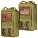 タクティカルポーチ ミリタリーポーチ サバイバルゲーム サバゲー アメリカ bvya Tactical Molle Pouch Multi-Purpose Co...
