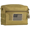 タクティカルポーチ ミリタリーポーチ サバイバルゲーム サバゲー アメリカ IronSeals Tactical Molle Pouch Large Capac...