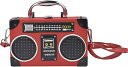 QZUnique ハンドバッグ カバン ユニーク かわいい QZUnique Tape Shaped Shoulder Bag Radio Recorder PU Crossbody Bag Women's Retro Evening Bag Handbag Clutch PurseQZUnique ハンドバッグ カバン ユニーク かわいい