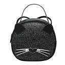 QZUnique ハンドバッグ カバン ユニーク かわいい QZUnique Cat Purse for Women Cute Top Handle Shoulder Bag for Teens Girls Pu Leather Gothic Handbag Crossbody BagQZUnique ハンドバッグ カバン ユニーク かわいい