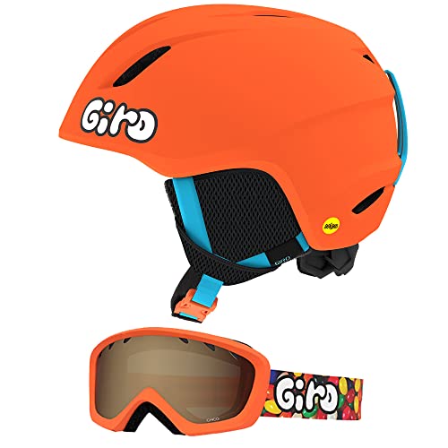 スノーボード ウィンタースポーツ 海外モデル ヨーロッパモデル アメリカモデル 【送料無料】Giro Launch MIPS CP Youth Snow Ski Helmet w/Matching Goggles Matte Bright Orange Jスノーボード ウィンタースポーツ 海外モデル ヨーロッパモデル アメリカモデル