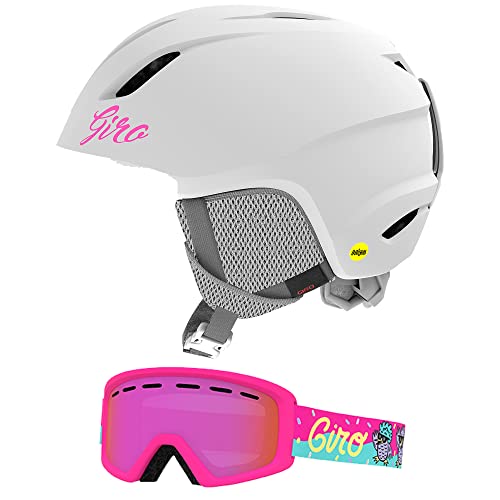 スノーボード ウィンタースポーツ 海外モデル ヨーロッパモデル アメリカモデル Giro Launch MIPS CP Youth Snow Ski Helmet w/Matching Goggles Matte White w/Disco Birds Flash S (52-5スノーボード ウィンタースポーツ 海外モデル ヨーロッパモデル アメリカモデル