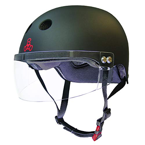 إå ܡ ȥܡ ǥ ľ͢ Triple Eight The Certified Sweatsaver Helmet with Visor for Roller Derby, Skateboarding and BMX, X-Large/XX-Largeإå ܡ ȥܡ ǥ ľ͢