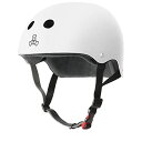 wbg XP{[ XP[g{[h COf A Triple Eight The Certified Sweatsaver Helmet for Skateboarding, BMX, and Roller Skating, White Rubber, Small/Mediumwbg XP{[ XP[g{[h COf A