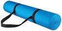 ヨガマット フィットネス Signature Fitness All-Purpose 1/4-Inch High Density Anti-Tear Exerc...