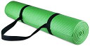 ヨガマット フィットネス Signature Fitness All-Purpose 1/4-Inch High Density Anti-Tear Exerc...