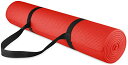 ヨガマット フィットネス Signature Fitness All-Purpose 1/4-Inch High Density Anti-Tear Exerc...