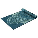 ヨガマット フィットネス Gaiam Yoga Mat Premium Print Reversible Extra Thick Non Slip Exerci...