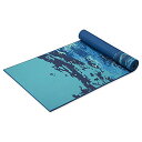 ヨガマット フィットネス Gaiam Yoga Mat Premium Print Reversible Extra Thick Non Slip Exerci...