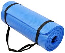 ヨガマット フィットネス BalanceFrom GoCloud All-Purpose 1-Inch Extra Thick High Density Ant...