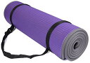 K}bg tBbglX Signature Fitness All-Purpose 2/5-Inch (10mm) Extra Thick High Density Anti-Slip Exercise Pilates Yoga Mat with Carrying Strap PurpleK}bg tBbglX