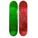 デッキ スケボー スケートボード 海外モデル 直輸入 Cal 7 Blank Maple Skateboard Decks| Two Pack (Green, ...