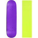 デッキ スケボー スケートボード 海外モデル 直輸入 Moose Blank Skateboard Deck - NEON Purple - 8.25
