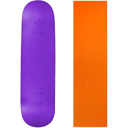 デッキ スケボー スケートボード 海外モデル 直輸入 Moose Skateboard Deck Blank Neon Purple 7.75" Orange Gripデッキ スケボー スケートボード 海外モデル 直輸入