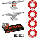 トラック スケボー スケートボード 海外モデル 直輸入 Skateboard Package Independent 139 Trucks 53mm 83A Red Cruiser Wheels Bones Redsトラック スケボー スケートボード 海外モデル 直輸入