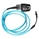 サーフィン リーシュコード マリンスポーツ Rokia R Surfboard Leash 6/7/8/9 Foot Surf Leash for Shortboard,Paddlefboard & Softboard 5.5mm Replacement Leash | Black and Blueサーフィン リーシュコード マリンスポーツ