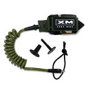 サーフィン リーシュコード マリンスポーツ XM SURF MORE Bodyboard Leash - Premium Coiled EZ-FIT Wrist...