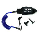 サーフィン リーシュコード マリンスポーツ XM SURF MORE Bodyboard Leash - Premium Coiled EZ-FIT Wrist...