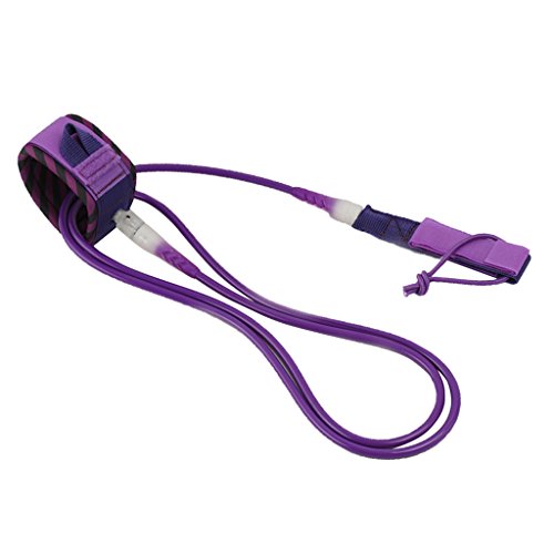 サーフィン リーシュコード マリンスポーツ 【送料無料】Surfboard Leash Surfing Board Leg Rope for Inflatable Stand Up Paddle Board - Purple 10 ftサーフィン リーシュコード マリンスポーツ