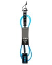 サーフィン リーシュコード マリンスポーツ FCS All Around Surfboard Leash - Blue/Black - 6'サーフィン リーシュコード マリンスポーツ