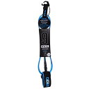 サーフィン リーシュコード マリンスポーツ FCS Longboard 9' Ankle Leash - Blue/Blackサーフィン リーシュコード マリンスポーツ