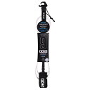サーフィン リーシュコード マリンスポーツ FCS Longboard 9' Ankle Leash - White/Blackサーフィン リーシュコード マリ...