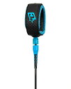 サーフィン リーシュコード マリンスポーツ Creatures of Leisure Longboard Ankle 9 : Black Cyan Leashサ...