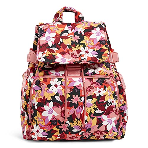 Fubh[ xubh[ AJ t_B}CA~ { Vera Bradley Women's Cotton Utility Backpack, Rosa Floral - Recycled Cotton, One SizeFubh[ xubh[ AJ t_B}CA~ {