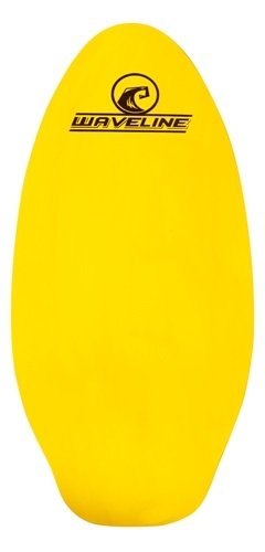 サーフィン スキムボード マリンスポーツ Waveline Neon Wooden Skimboard (Choose Size and Color) (Yellow, 30