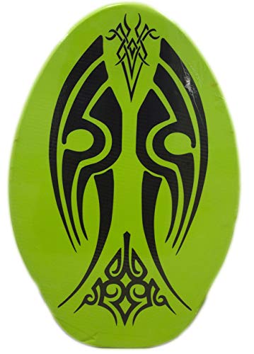 T[tB XL{[h }X|[c Rubber Top Wooden Skimboard with Slip Free Grip (No Wax Needed!) (Green, 41 Inch)T[tB XL{[h }X|[c