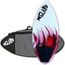 サーフィン スキムボード マリンスポーツ USA Made Slapfish Skimboard - Fiberglass & Carbon - Riders up to 140 lbs - 41 with Traction Deck Grip - Kids & Adults - 4 Colors (Red Board + Board Bag)サーフィン スキムボード マリンスポーツ その1