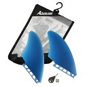 サーフィン フィン マリンスポーツ AQUBONA Twin Keel Fins, Single Tab Dual Tabs Fins Surfboard Fi...