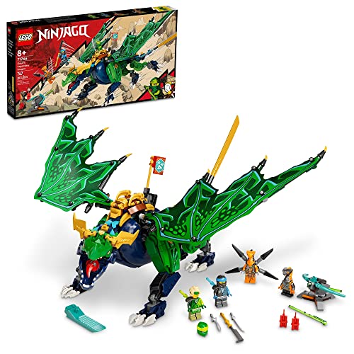 S jWS[ LEGO NINJAGO Lloydfs Legendary Dragon Toy, 71766 Set with Snake Figures & NYA Minifigure, Collectible Mission Banner SeriesS jWS[