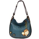 chala バッグ パッチ カバン かわいい Chala Handbags, Casual Style, Soft, Large Shoulder or Crossbody Purse with Keyfob - Navy Blue (Pomeranian)chala バッグ パッチ カバン かわいい