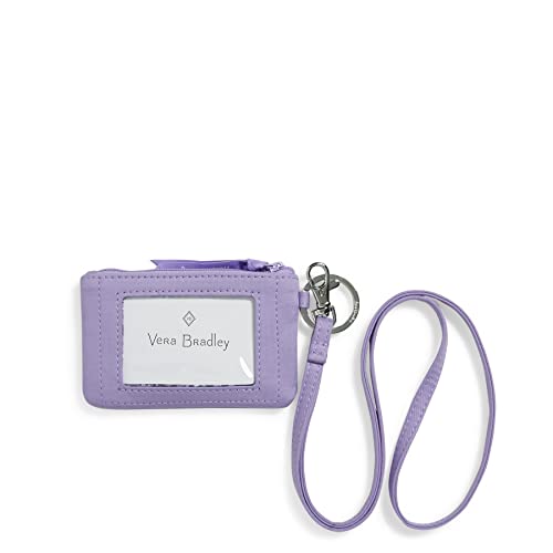 ֥åɥ꡼ ѥ ID  ٥֥åɥ꡼ Vera Bradley Women's Cotton Zip ID Case and Lanyard Combo, Lavender Petal - Recycled Cotton, One Size֥åɥ꡼ ѥ ID  ٥֥åɥ꡼