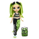 レインボーハイ Rainbow High おもちゃ フィギュア 人形 Rainbow High Jr High Jade Hunter - 9-inch Green Fashion Doll with Doll Accessories- Open and Closes Backpack, Great Gift for Kids 6-12 Years Oldレインボーハイ Rainbow High おもちゃ フィギュア 人形