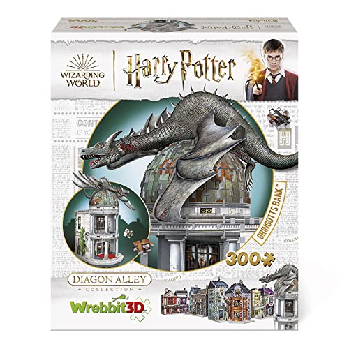 ハリー・ポッター アメリカ直輸入 おもちゃ 玩具 Harry Potter Wrebbit3D Harry Potter 3D Puzzle Model of Gringotts Bank | Diagon Alley Collection | A Mystical Journey of 300 Pieces for Witches, Wハリー・ポッター アメリカ直輸入 おもちゃ 玩具 Harry Potter