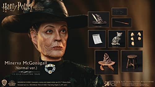 ハリー・ポッター フィギュア 人形 アメリカ直輸入 Harry Potter Star Ace Toys Harry Potter & The Sorcerer's Stone: Minerva McGonagall 1:6 Scale Action Figure, Multicolorハリー・ポッター フィギュア 人形 アメリカ直輸入 Harry Potterのサムネイル