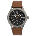 腕時計 タイメックス メンズ Timex Men's Expedition Scout 40mm Watch ? Gray Case Black Dial wi...
