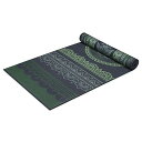 ヨガマット フィットネス Gaiam Yoga Mat Premium Print Reversible Extra Thick Non Slip Exerci...