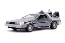 ジャダトイズ ミニカー ダイキャスト アメリカ Jada - DLorean 1:24 Scale Collector Vehicle Back to The ...