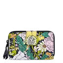 Fubh[ xubh[ AJ { z Vera Bradley Women's Cotton Turnlock Wallet With RFID Protection, Bloom Boom - Recycled Cotton, One SizeFubh[ xubh[ AJ { z