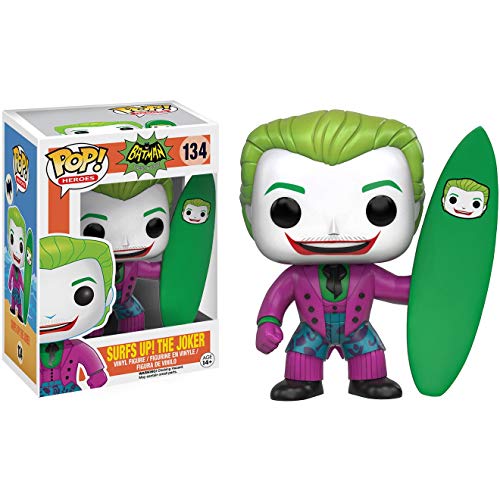 ファンコ FUNKO フィギュア 人形 アメリカ直輸入 【送料無料】Funko Surfs Up! The Joker: Batman 1966 Classic TV x POP! Heroes Vinyl Figure & 1 POP! Compatible PET Plastic Graphical Protector Bundle [#13ファンコ FUNKO フィギュア 人形 アメリカ直輸入