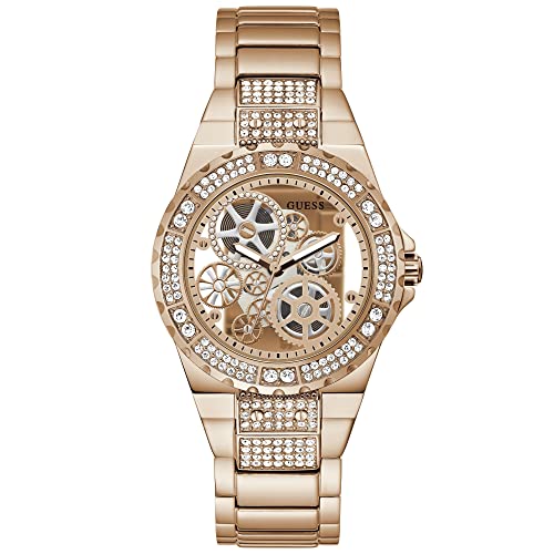 楽天angelica腕時計 ゲス GUESS レディース GUESS Ladies Trend Clear-Cut 39mm Watch ? Glitz Dial with Rose Gold-Tone Stainless Steel Case & Bracelet腕時計 ゲス GUESS レディース
