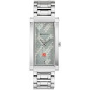 楽天angelica腕時計 ブローバ レディース Bulova Ladies' Frank Lloyd Wright Stainless Steel 3-Hand Quartz, Rectangle Dial Style: 96L286腕時計 ブローバ レディース