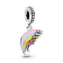 パンドラ ブレスレット チャーム アクセサリー ブランド Pandora Colorful Rainbow Dangle Charm - Compatible Moments Bracelets - Jewelry for Women - Gift for Women - Made with Sterling Silver, Cubic Zirパンドラ ブレスレット チャーム アクセサリー ブランド