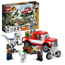 レゴ LEGO Jurassic World Blue and Beta Velociraptor Capture 76946 - Features Truck, 2 Indoraptor Dinosaur Toys, Action Minifigures, Dominion Movie Inspired Set, Great Gift for Kids Aged 6 Yearsレゴ